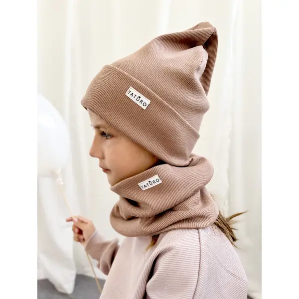 CZAPKA BEANIE DZIECIĘCA - CYNAMON